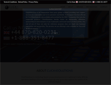Tablet Screenshot of click4solutions.net